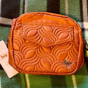 Lug Swing Convertible Crossbody Copper Brown NWT